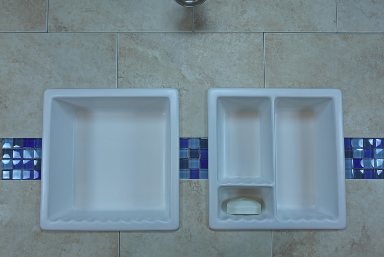 sanitary niches for shampoo bathroom